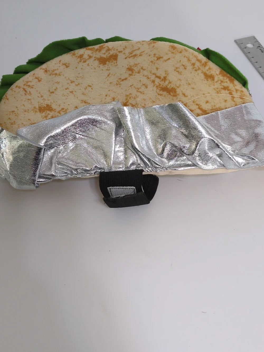 Pet Taco Costume Size XS Foil Wrapper Burrito Halloween Dog Apparel 84500-0019